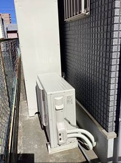 工事後に交換したPanasonicエコキュート貯湯タンク｜新品で清潔な施工完了写真