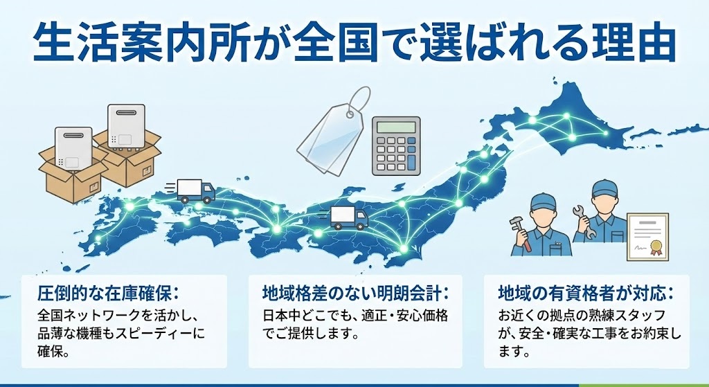 生活案内所が選ばれる理由