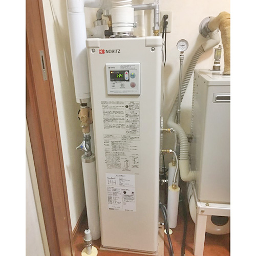 交換前の灯油ボイラー(石油給湯器)